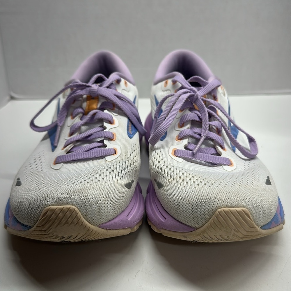 Brooks Ghost Sneakers Running Shoes 15 ReStart Purple White Women’s Size 9.5 - Picture 3 of 10